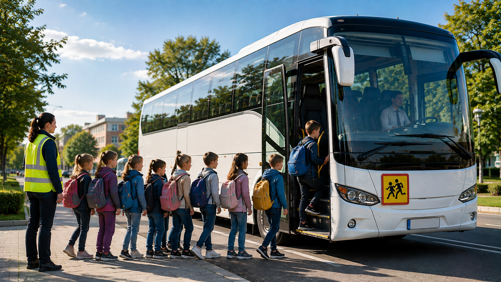 Детская группа едет на автобусе: когда сообщать в Госавтоинспекцию и что подготовить к поездке